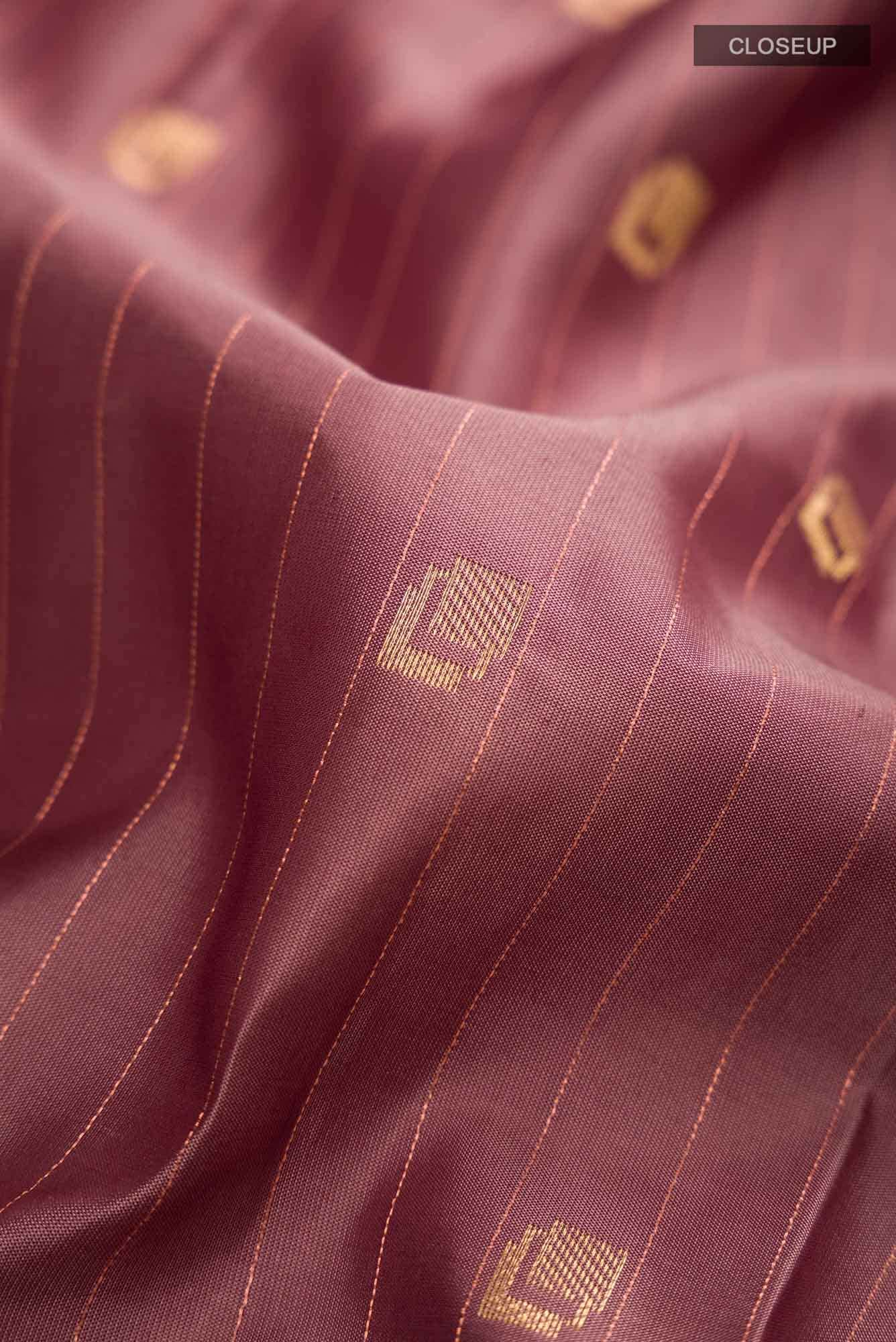 Brown Kanchipuram Silk Saree