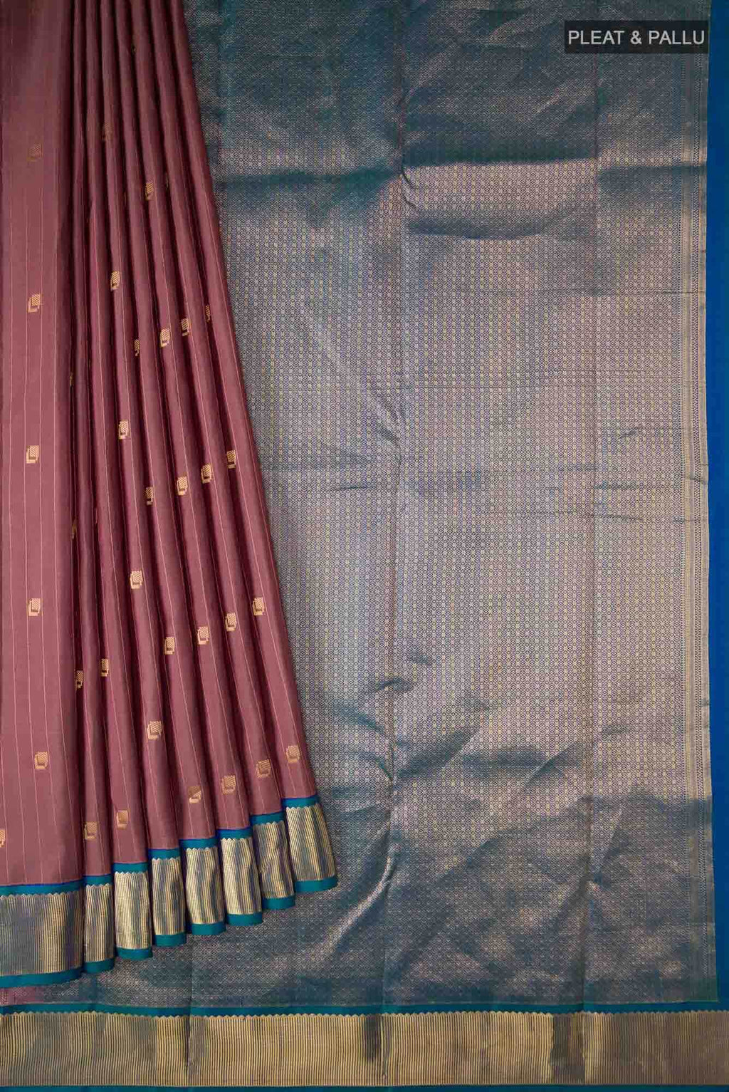 Brown Kanchipuram Silk Saree