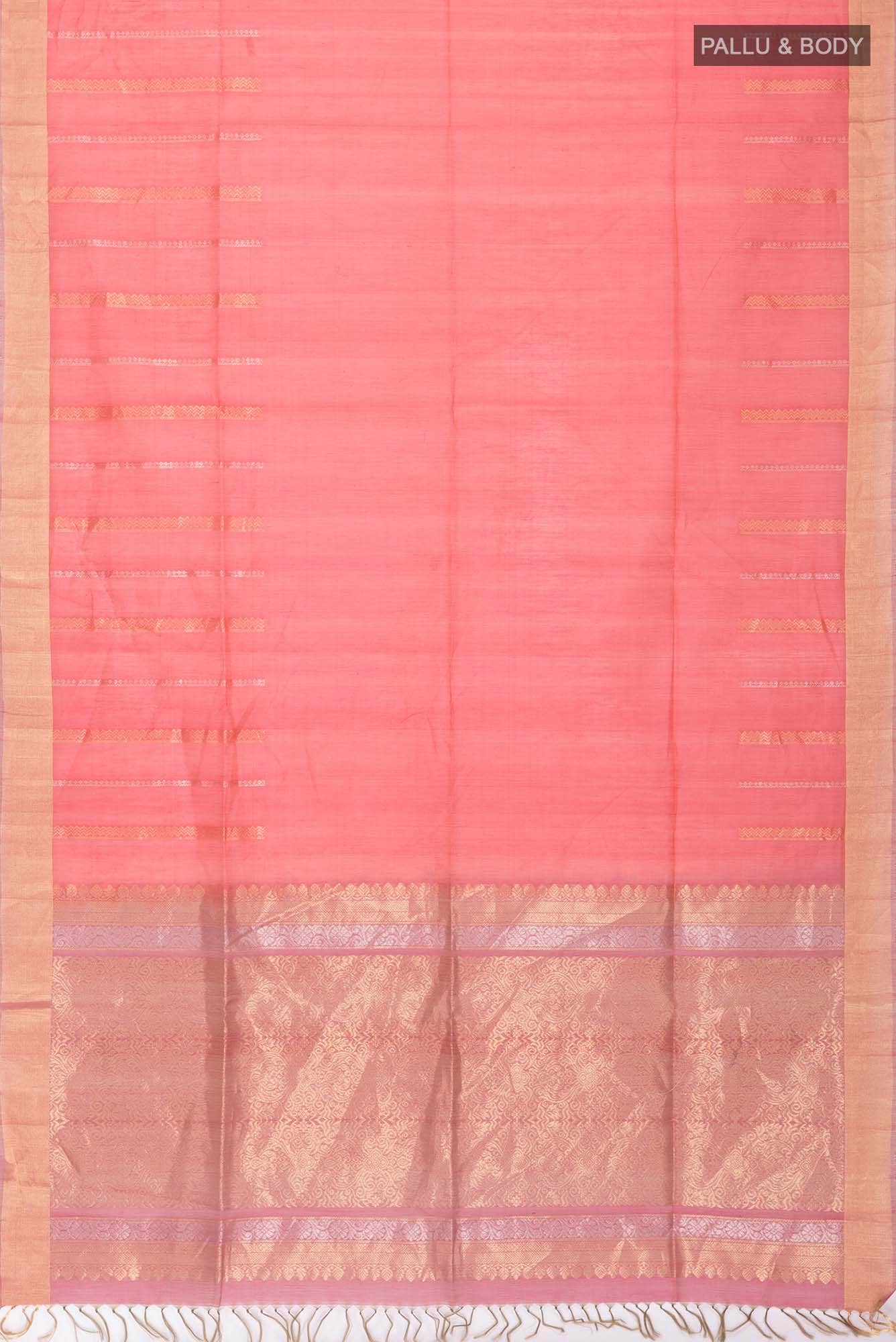 Pink Silk Cotton Saree