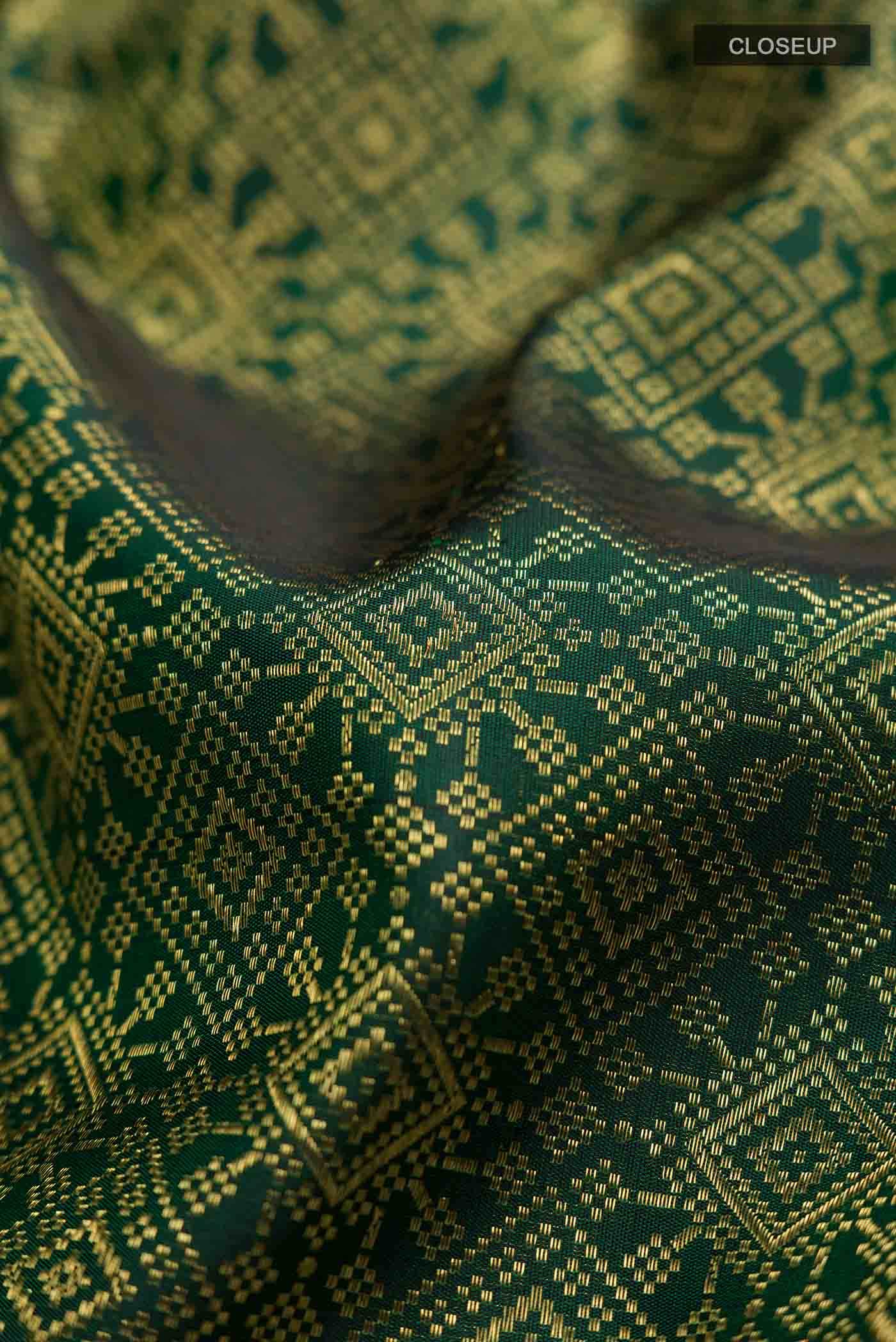 Green Kanchipuram Silk Saree