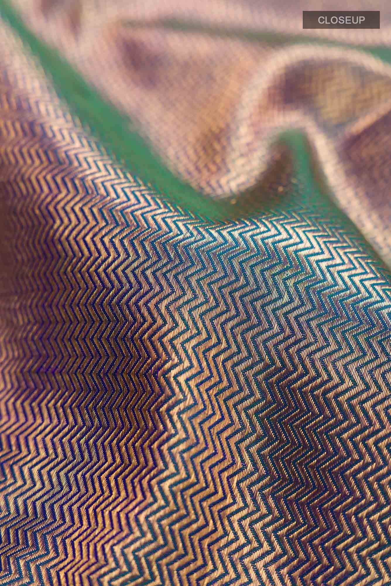 Blue Kanchipuram Silk Saree