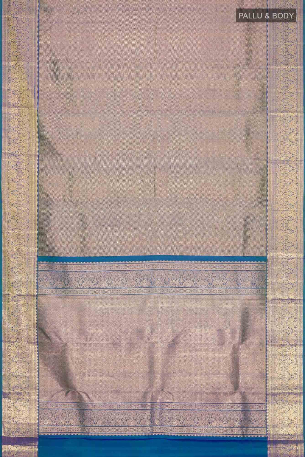 Blue Kanchipuram Silk Saree
