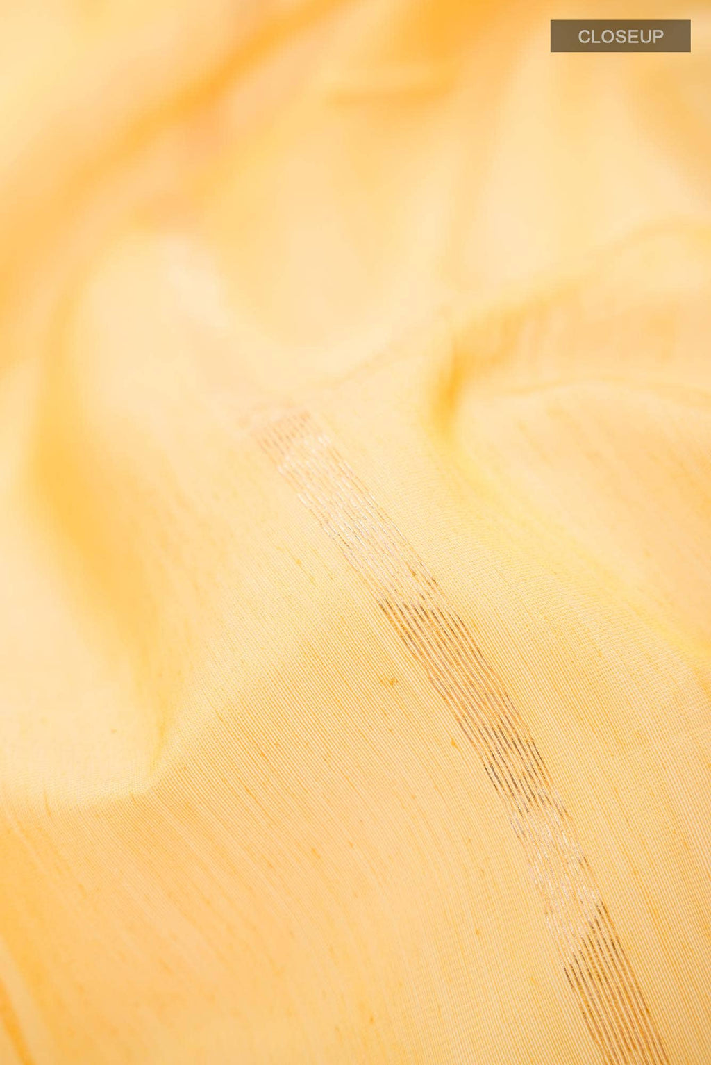 Yellow Maheshwari Silk Cotton Saree