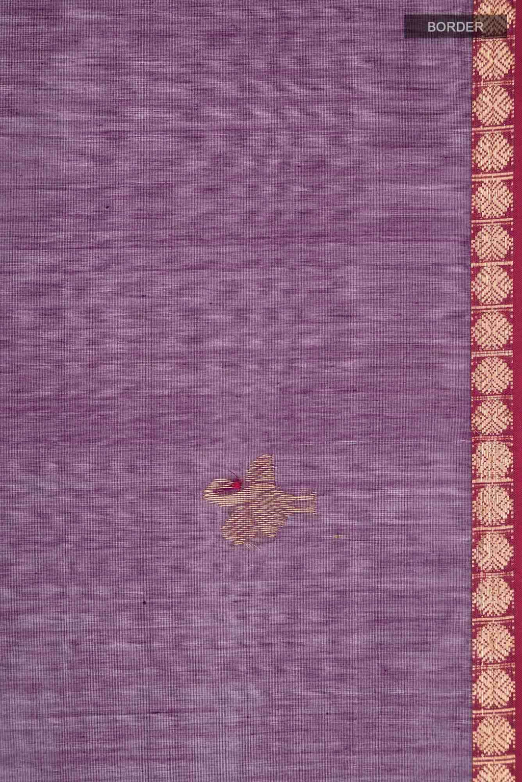 Violet Maheshwari Silk Cotton Saree