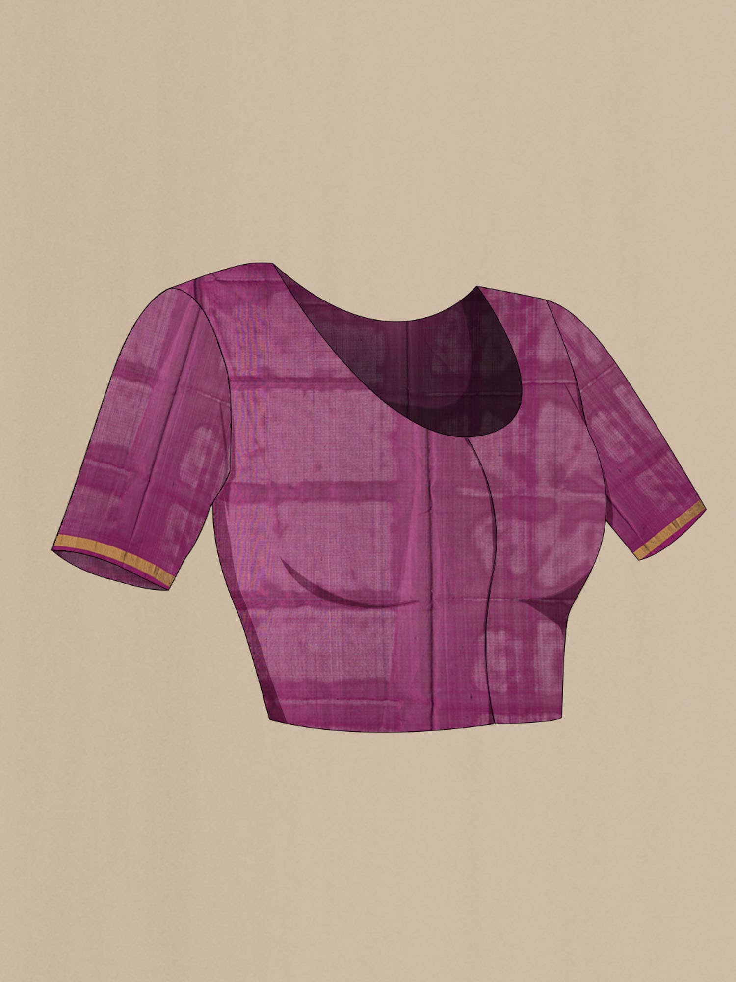 Magenta Uppada Silk Saree