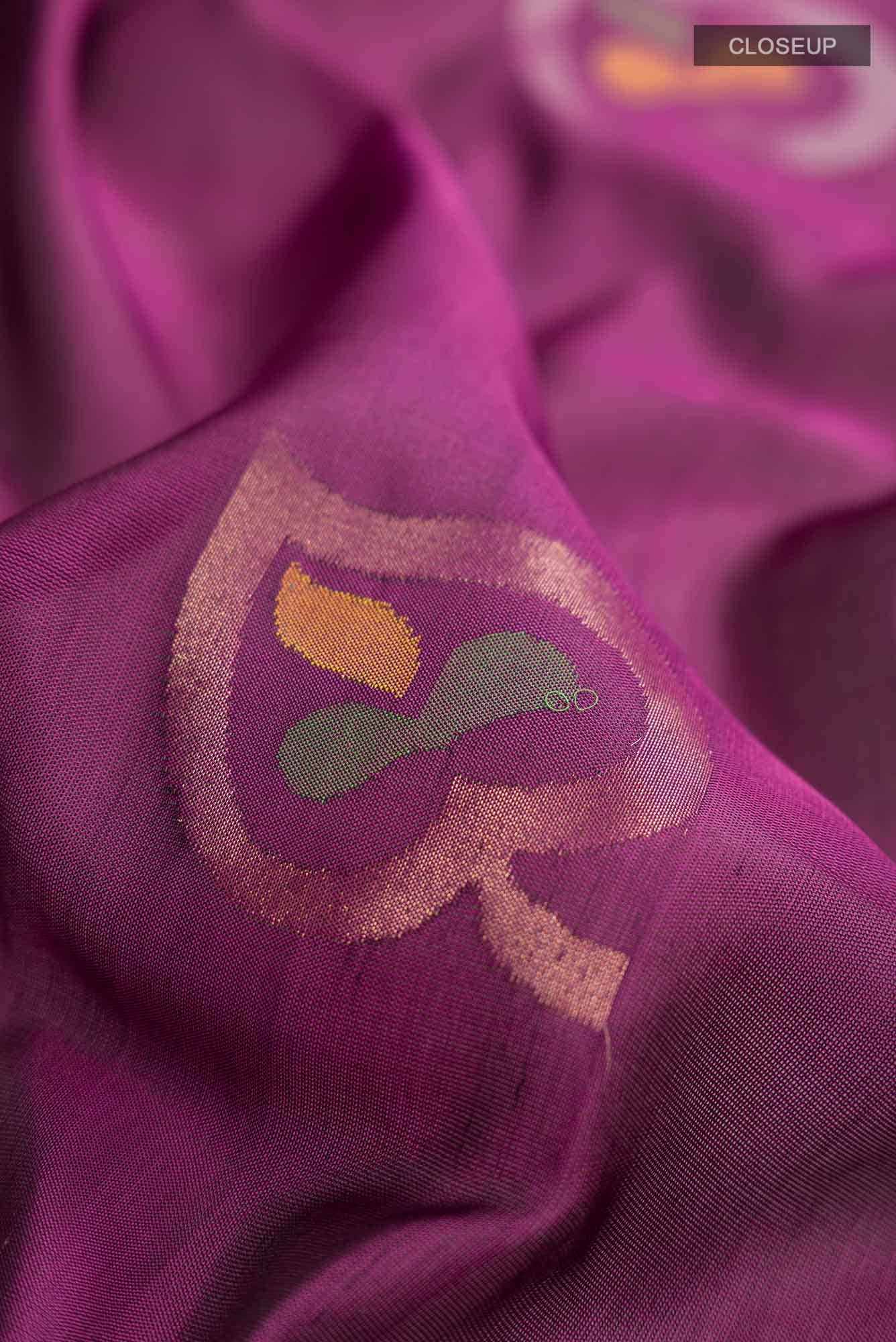 Magenta Uppada Silk Saree