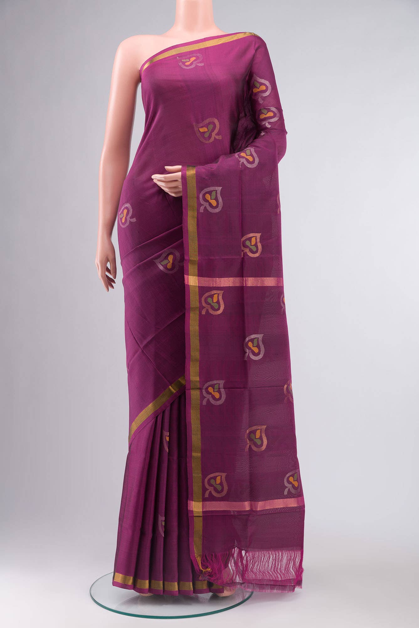 Magenta Uppada Silk Saree