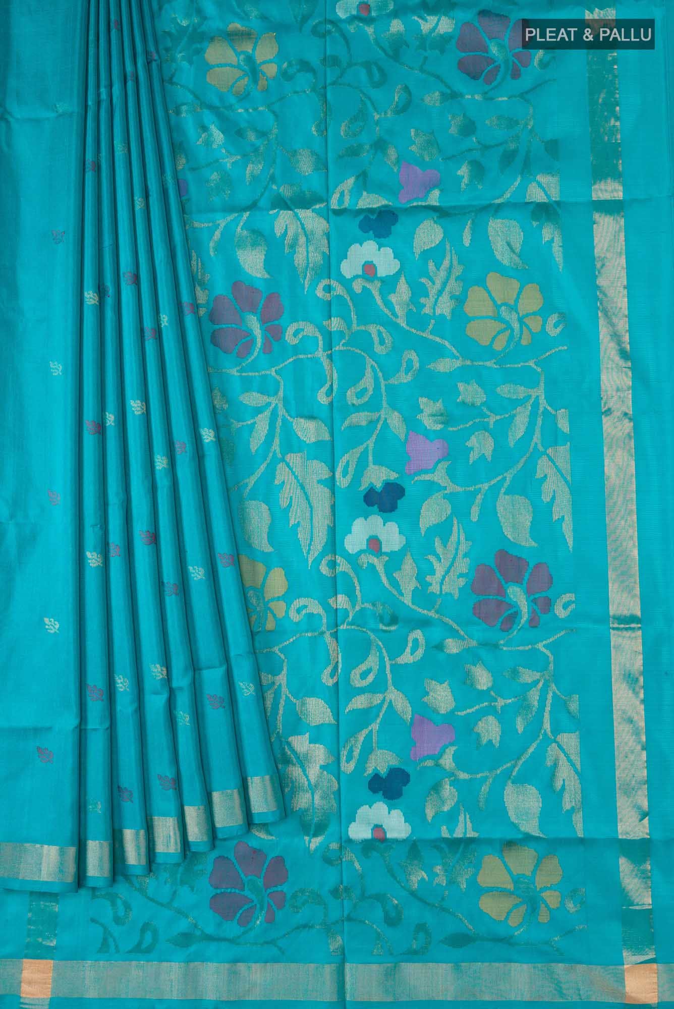 Blue Uppada Silk Saree