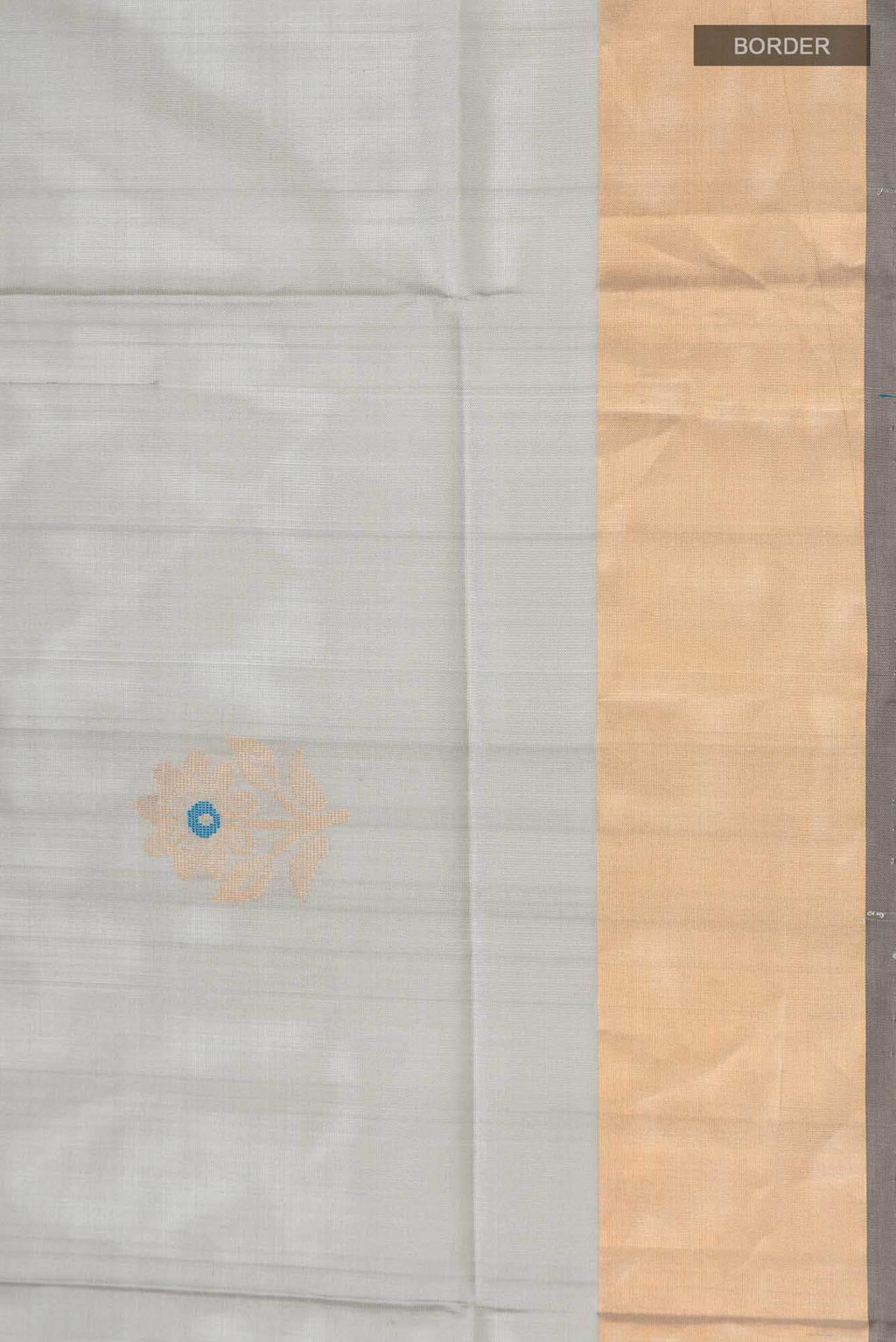 Grey Uppada Silk Saree