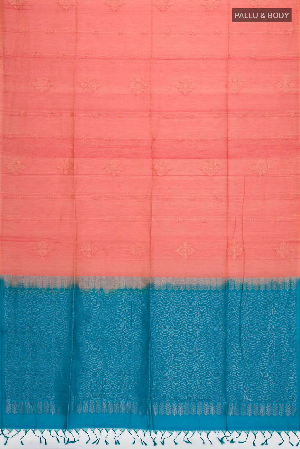 Orange Silk Cotton Saree