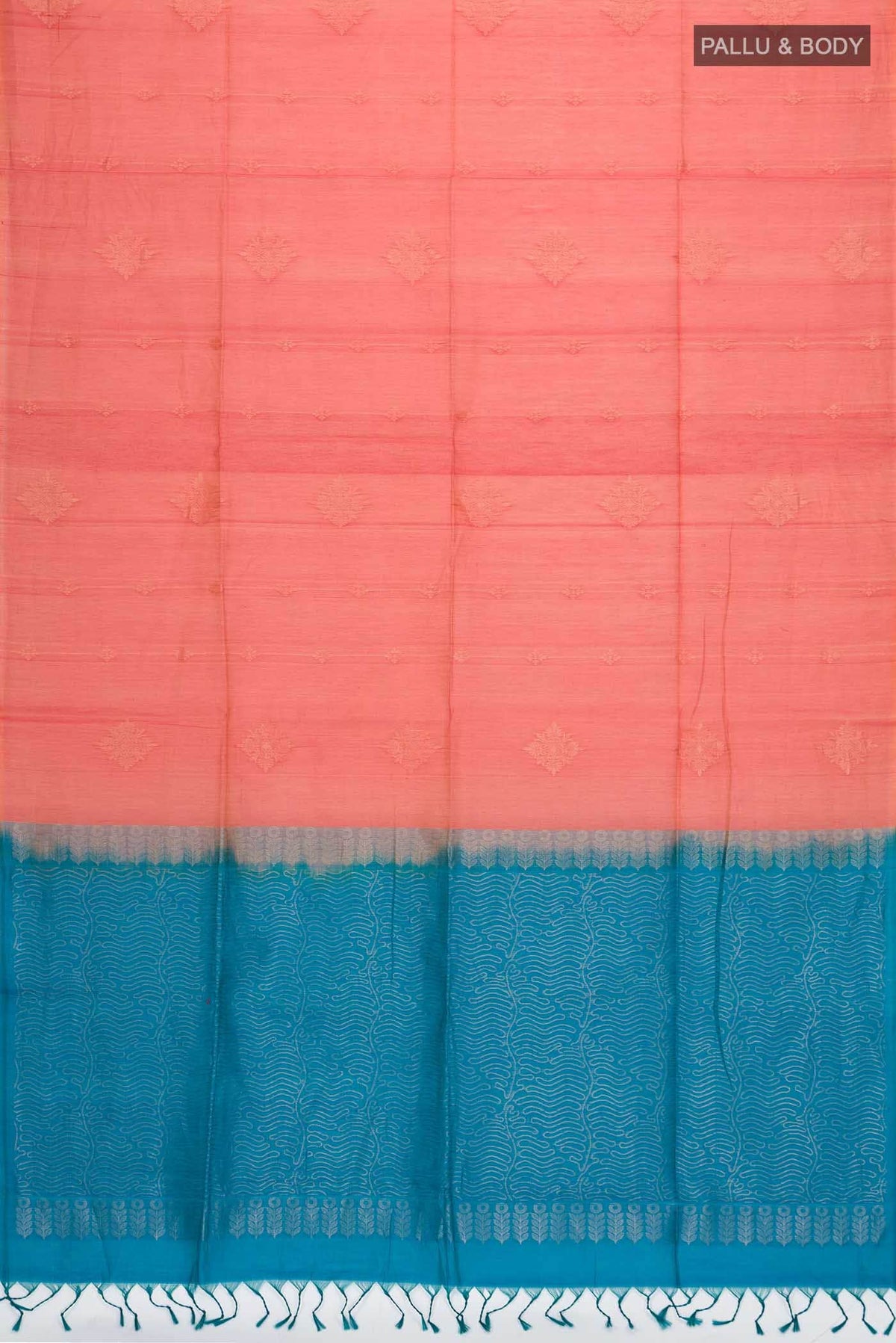 Orange Silk Cotton Saree