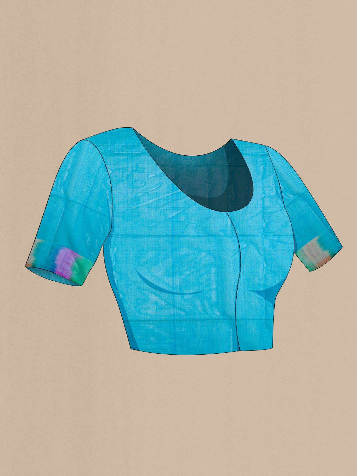 Blue Silk Cotton Saree