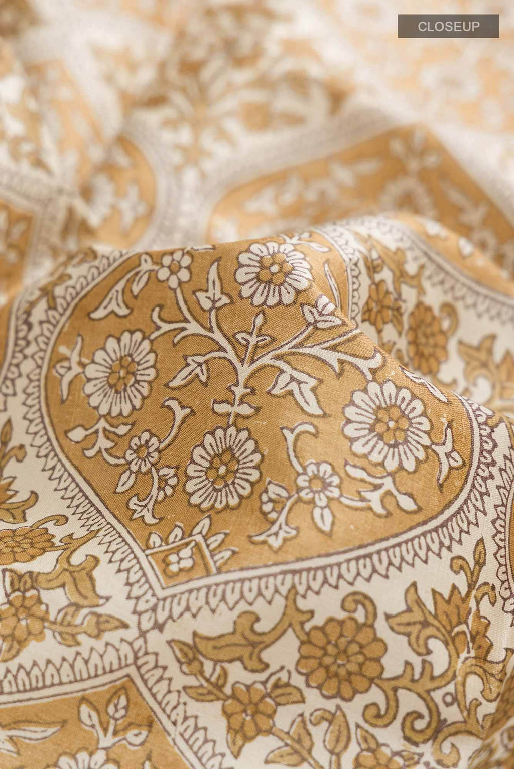 Beige Bhagalpuri Tussar Silk Saree
