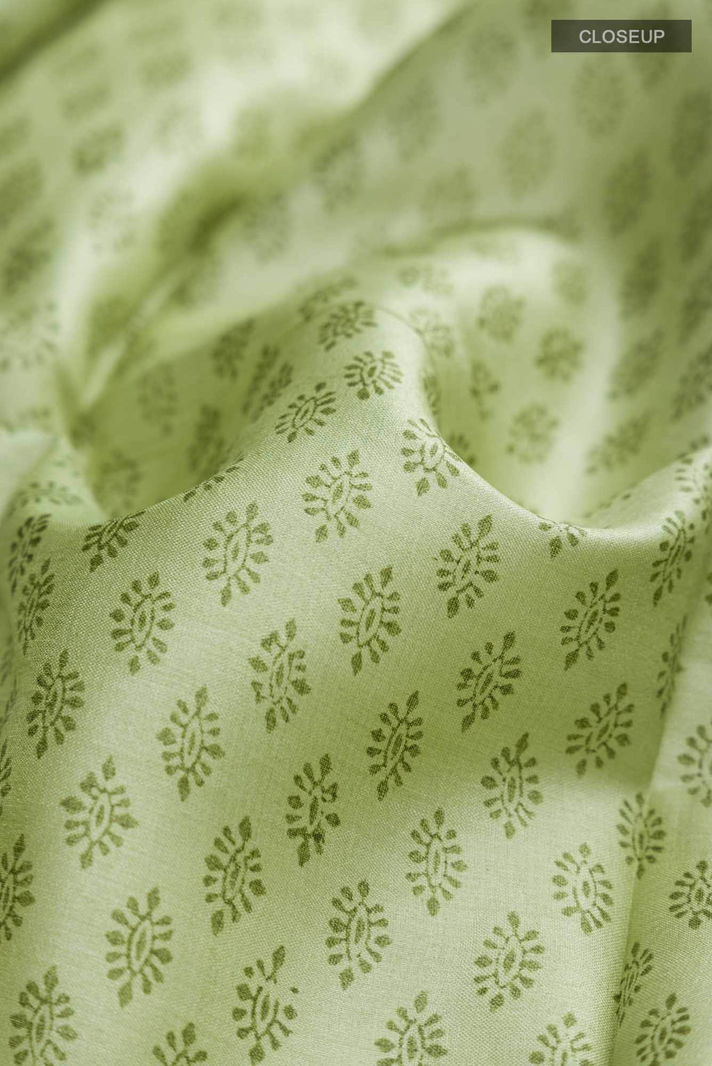 Green Bhagalpuri Tussar Silk Saree