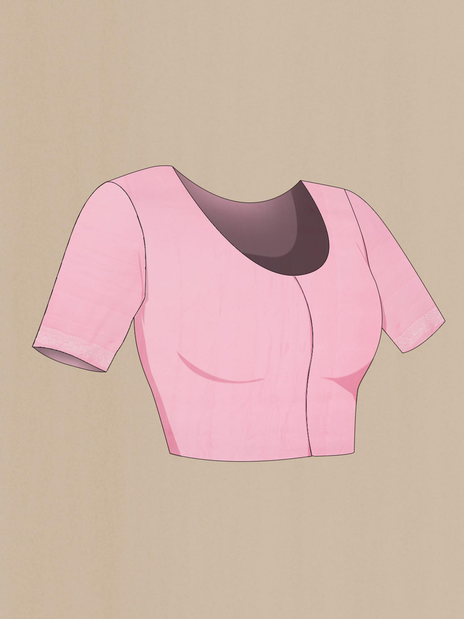 Pink Banarasi Georgette Saree