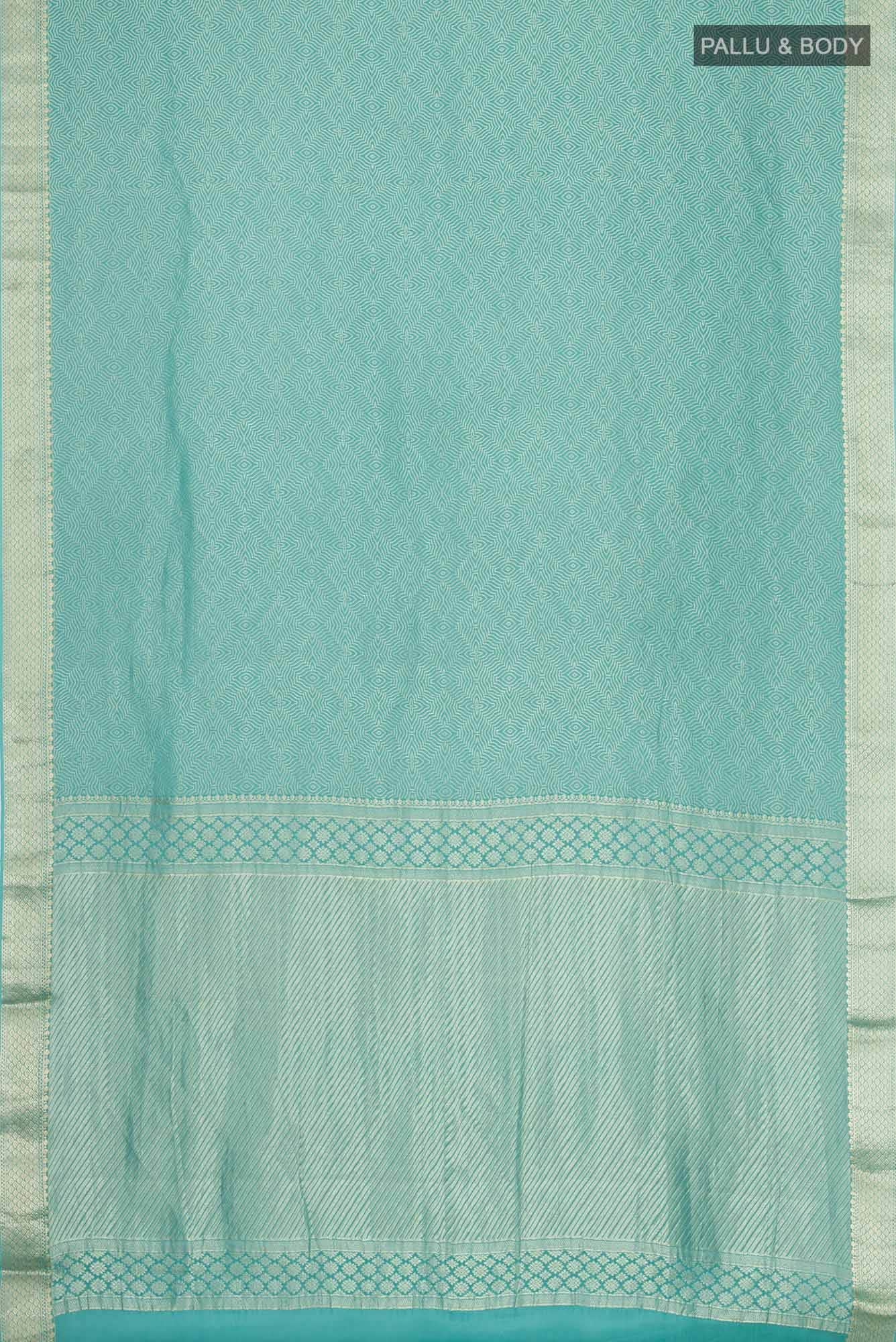 Green Georgette Saree