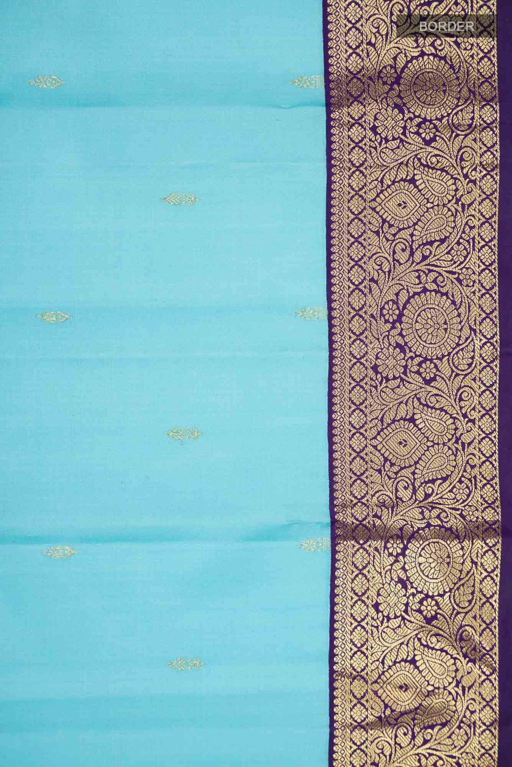 Blue Kanchipuram Silk Saree