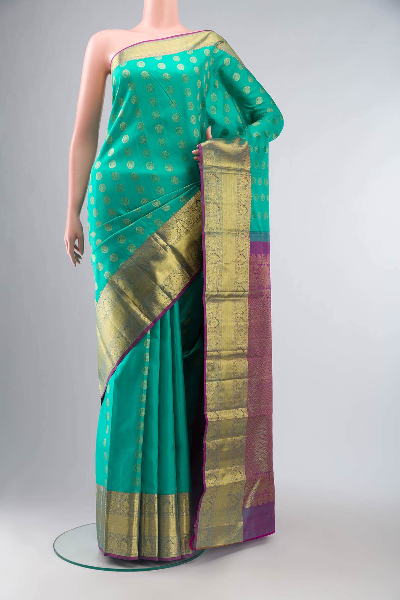 Green Kanchipuram Silk Saree