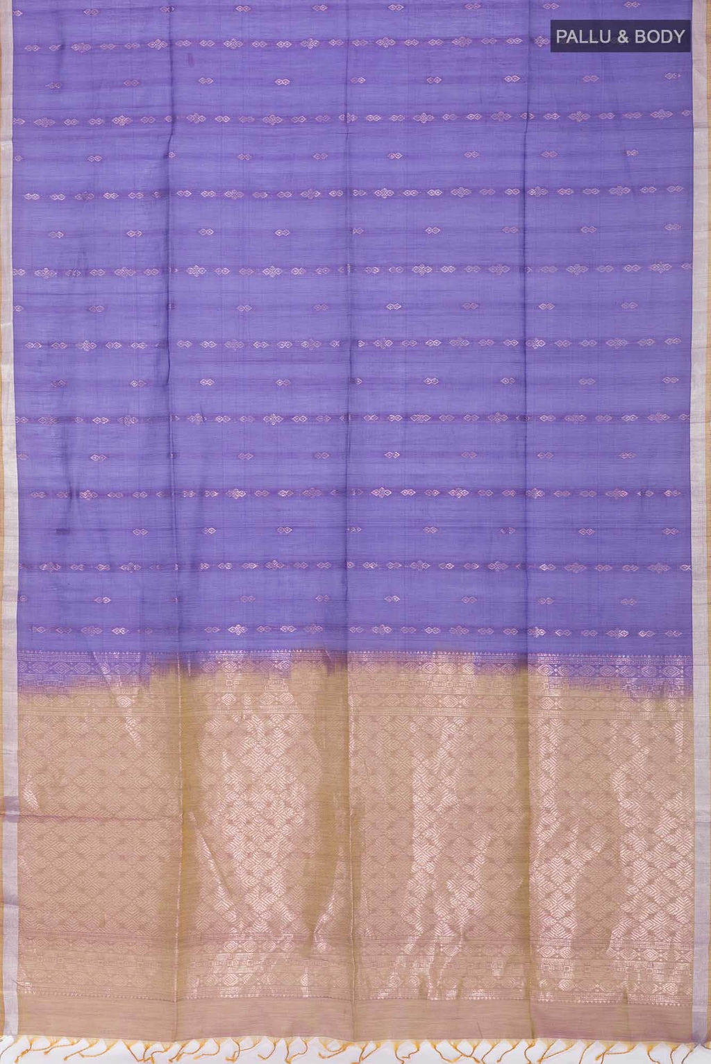 Violet Silk Cotton Saree