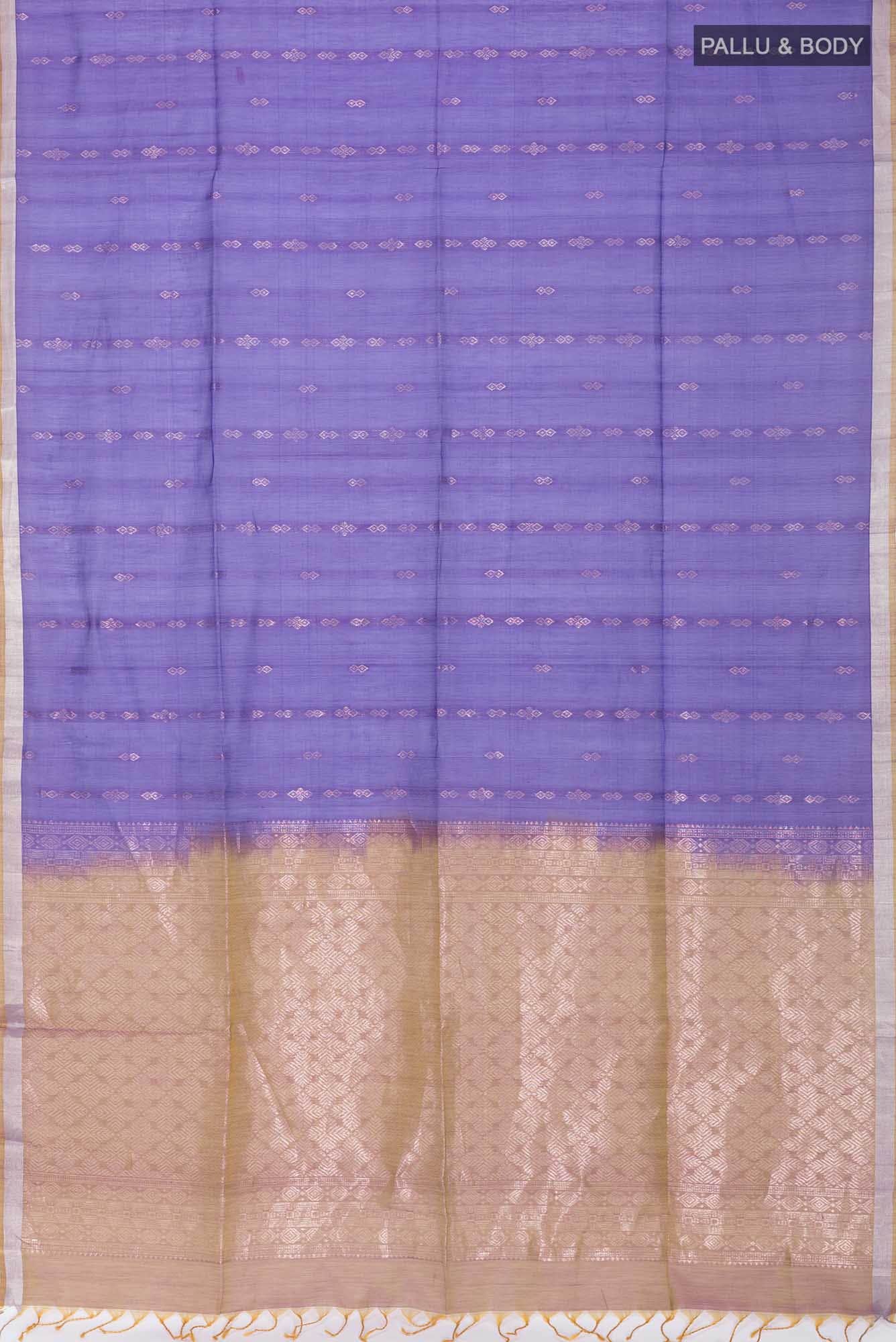 Violet Silk Cotton Saree