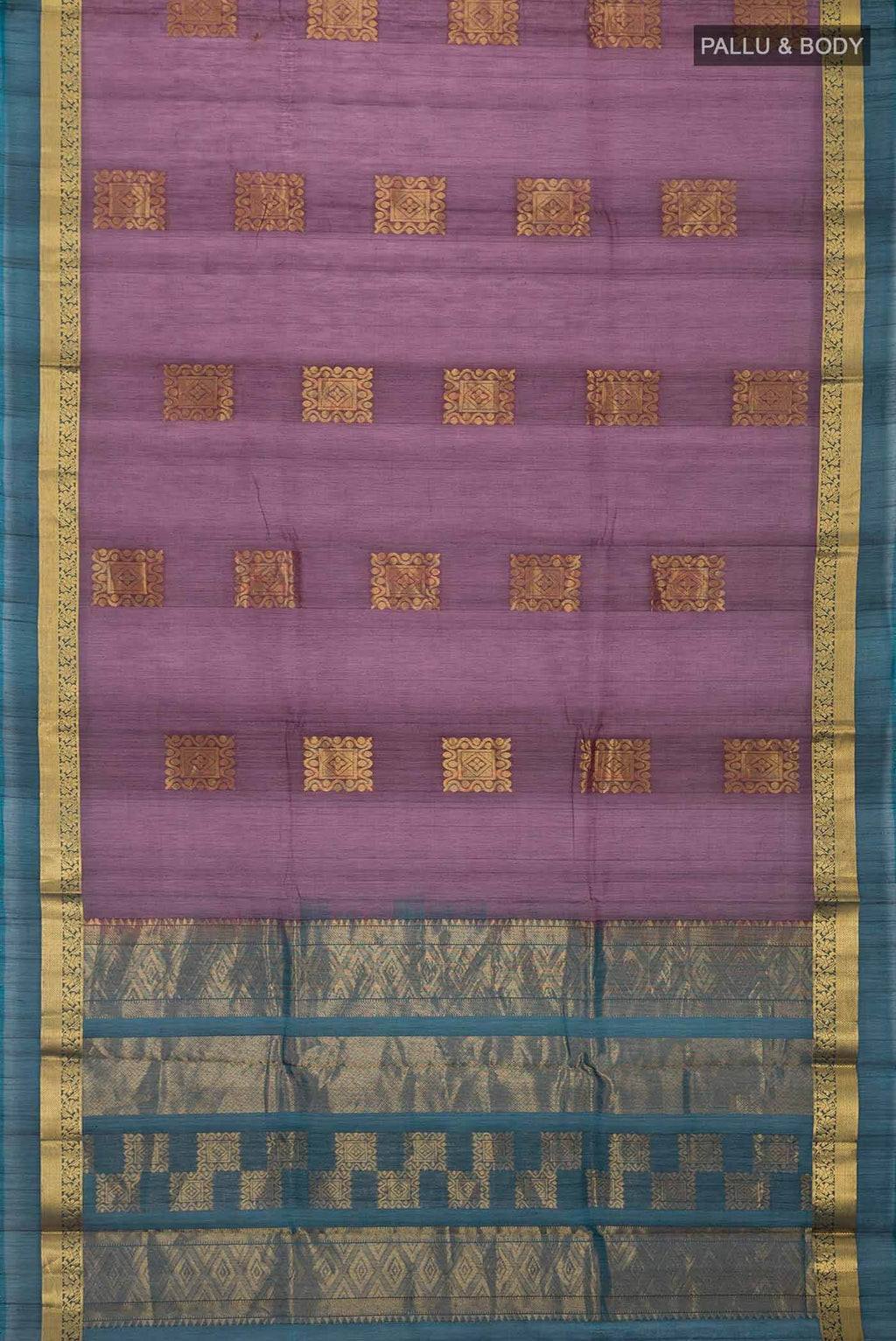 Purple Silk Cotton Saree