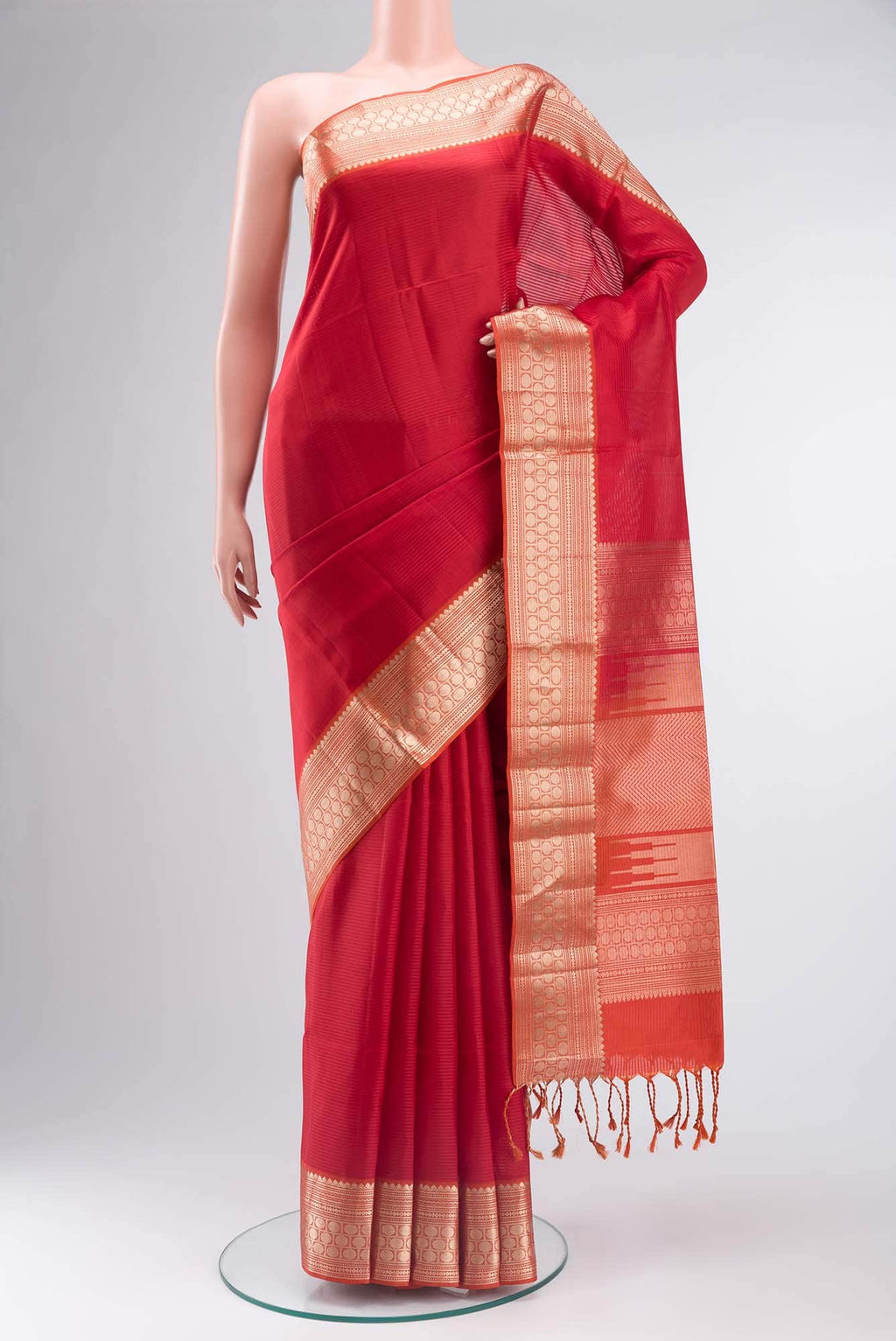 Red Soft Silk Saree