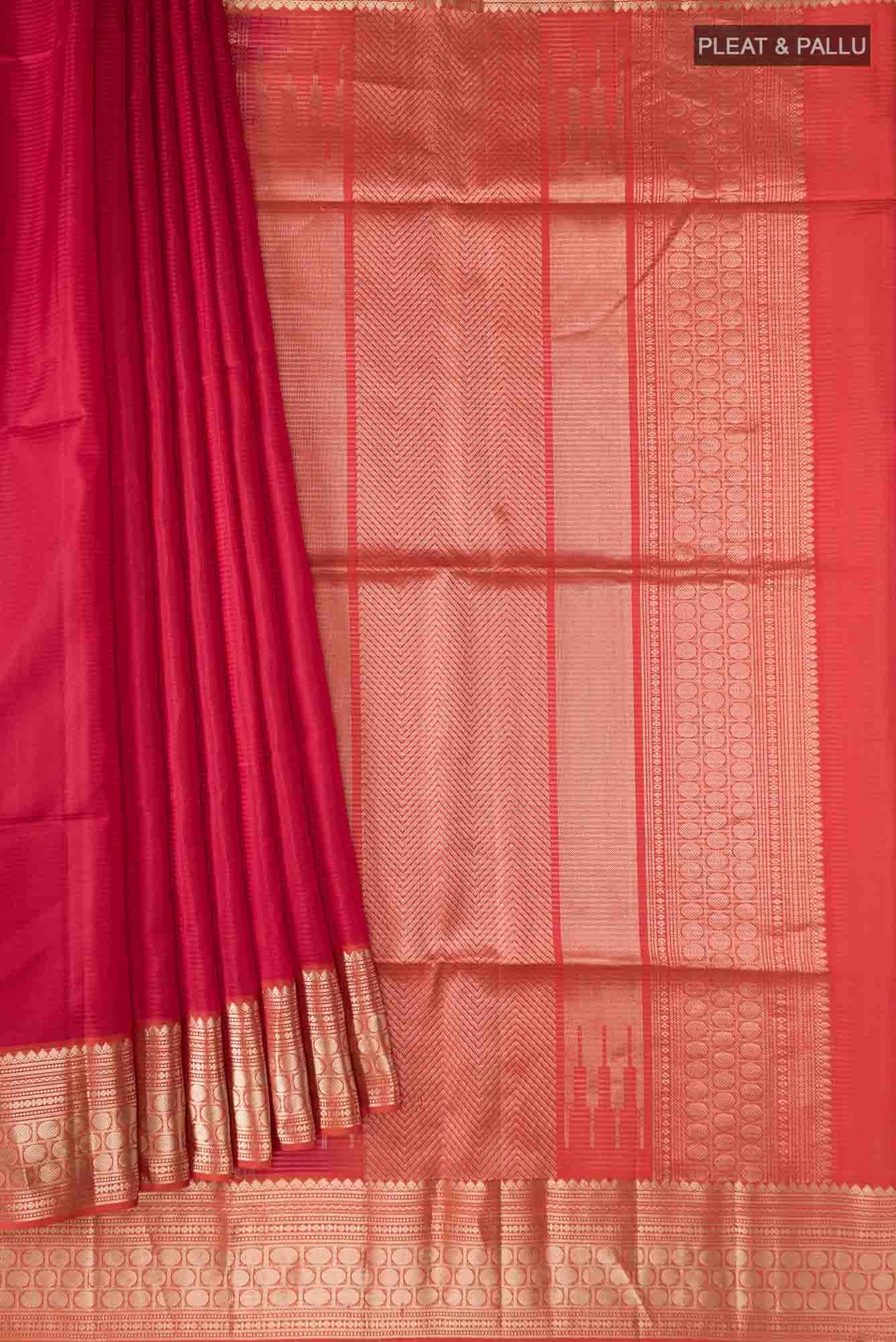 Red Soft Silk Saree