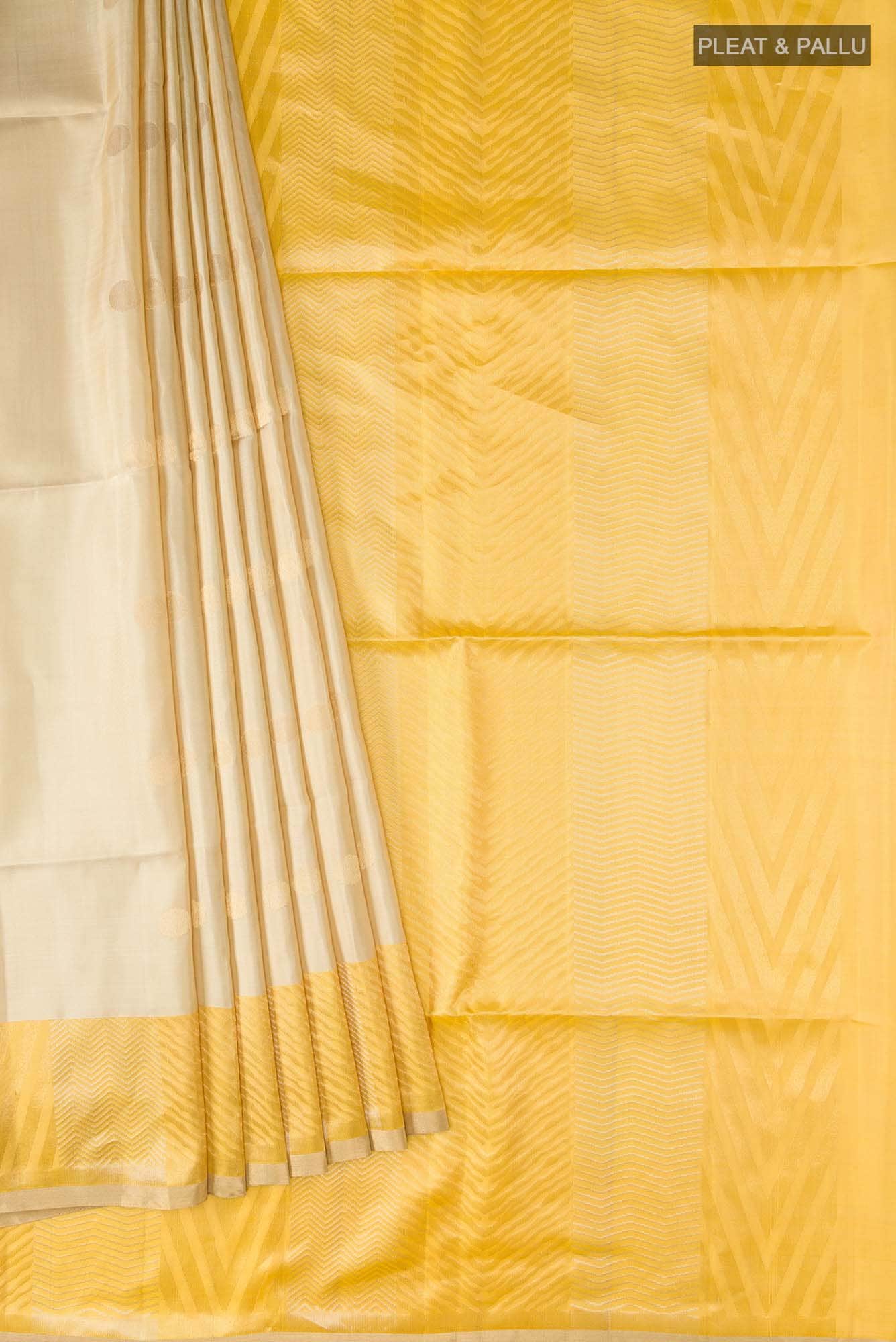 Beige Soft Silk Saree