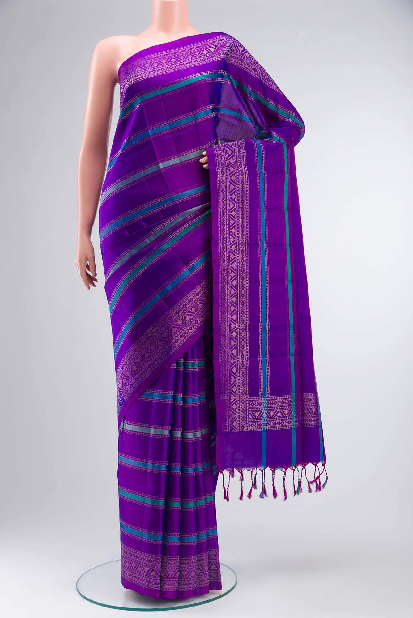Violet Soft Silk Saree