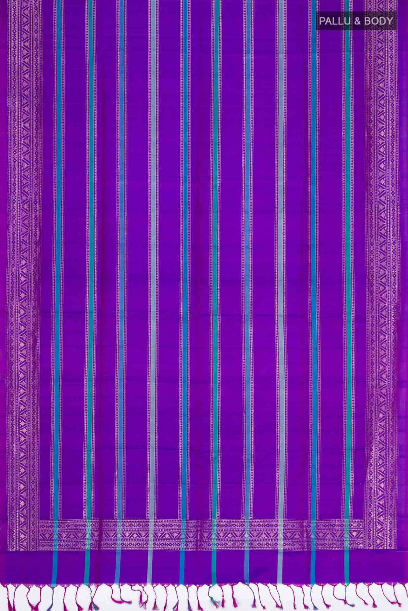 Violet Soft Silk Saree