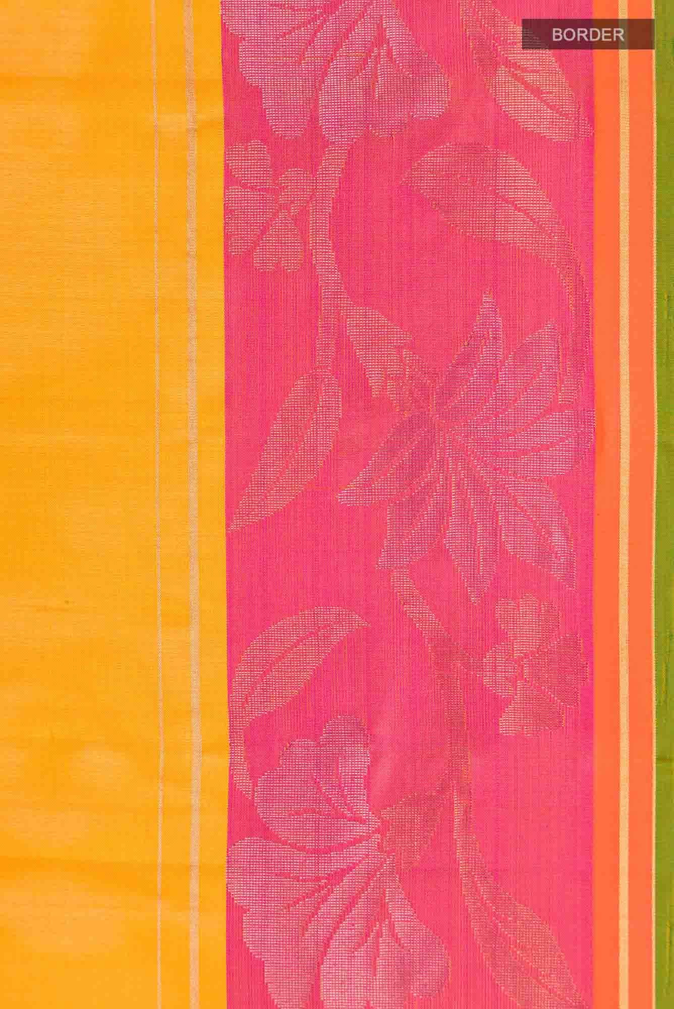 Yellow Soft Silk Saree