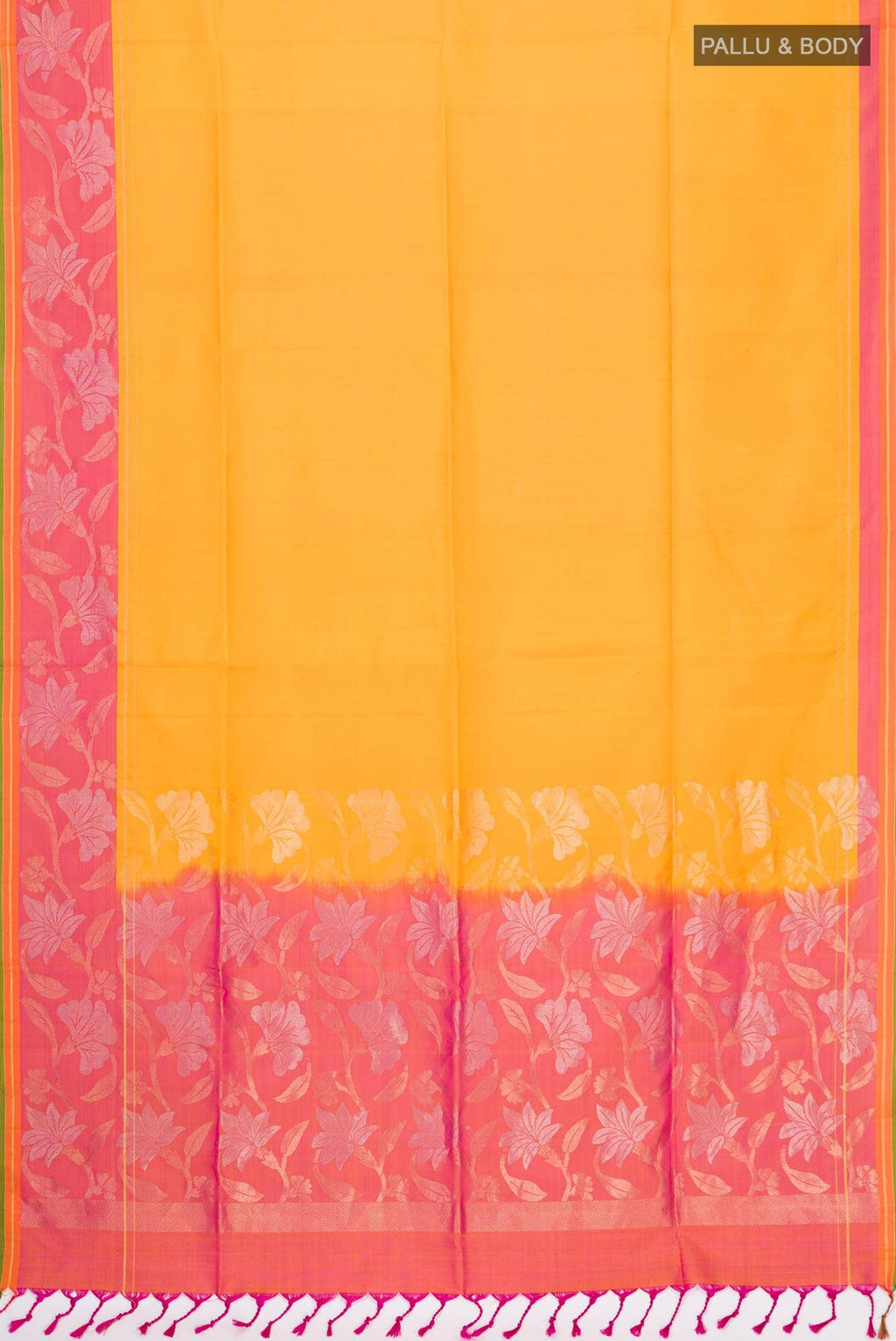 Yellow Soft Silk Saree