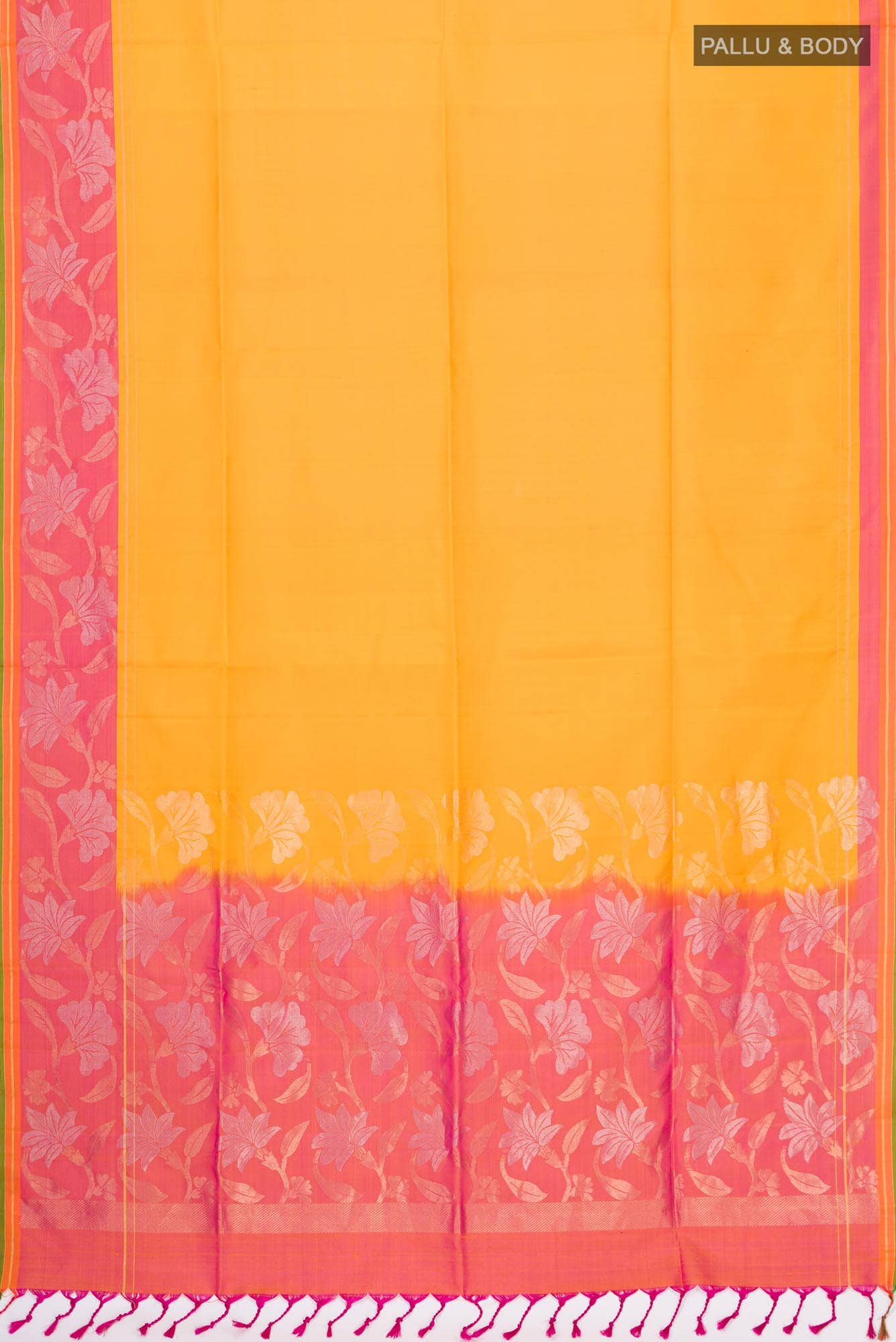 Yellow Soft Silk Saree