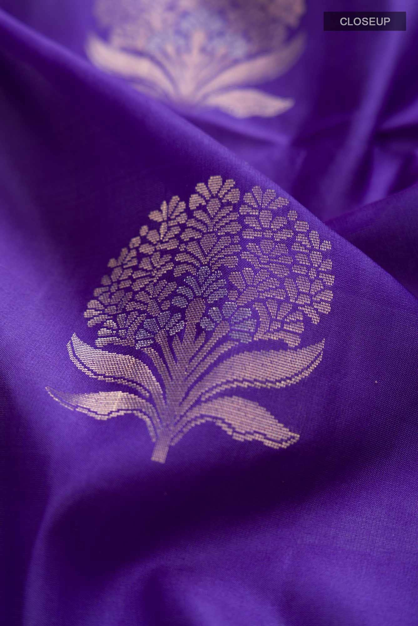 Violet Soft Silk Saree