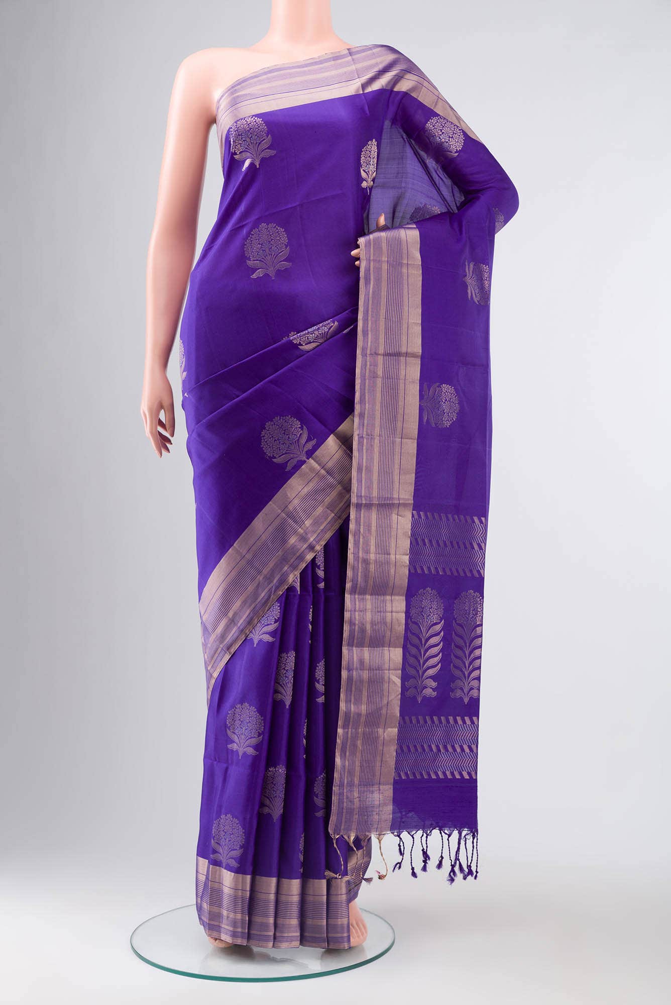 Violet Soft Silk Saree
