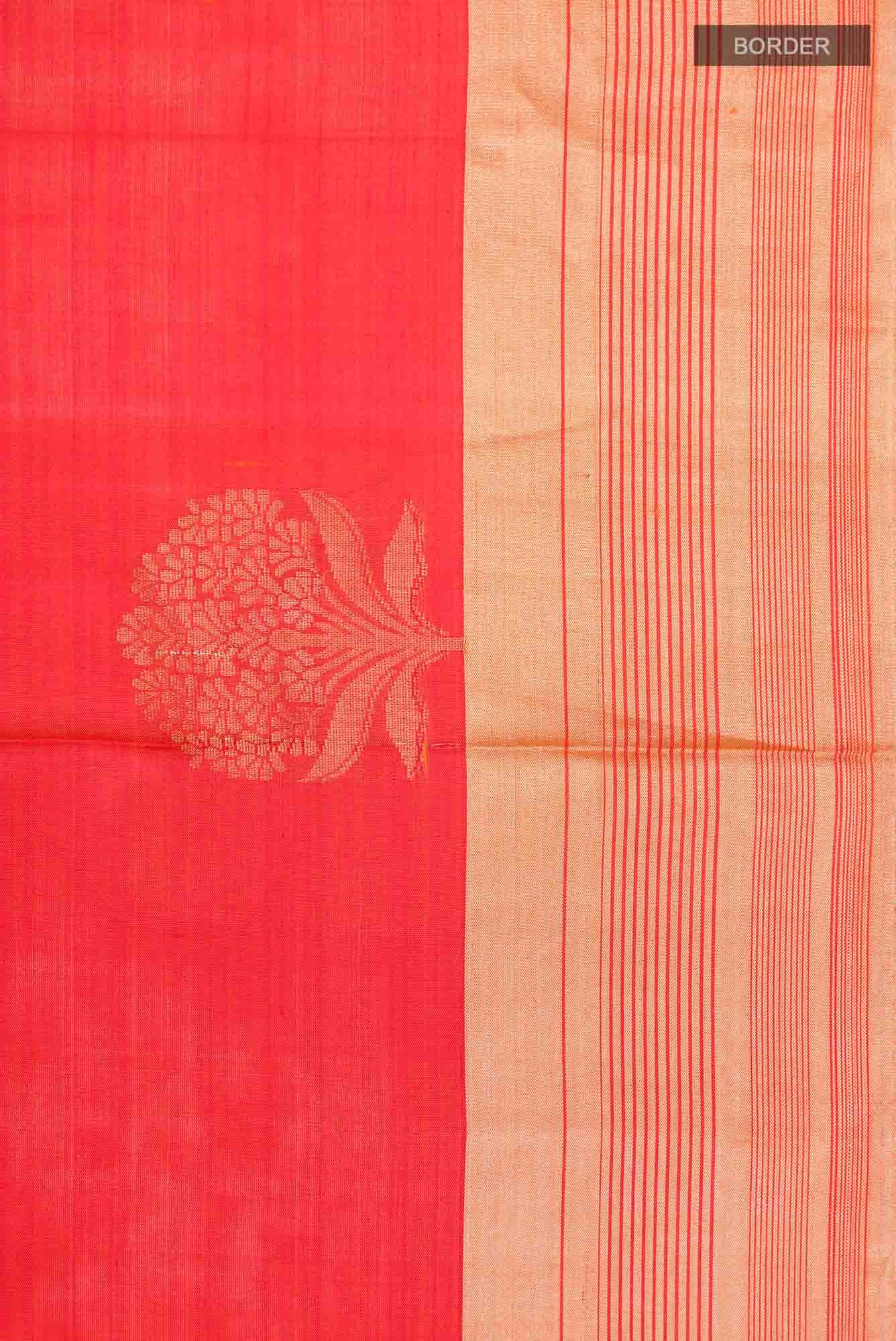 Orange Soft Silk Saree