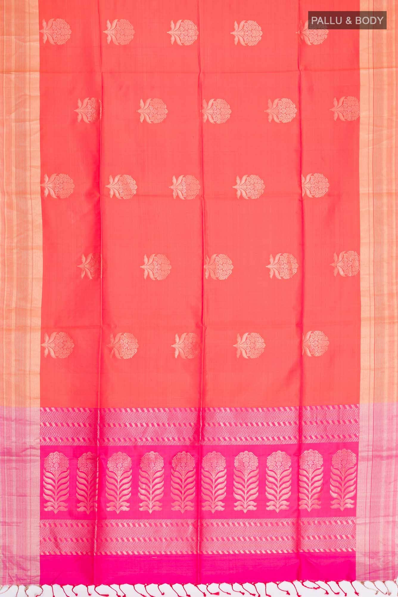 Orange Soft Silk Saree