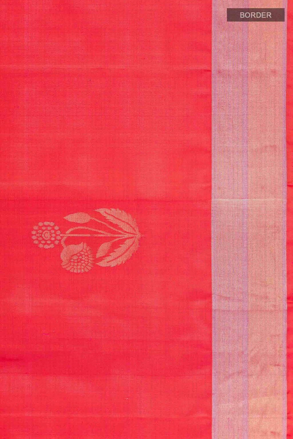 Orange with Pink Dual Tone Soft Silk Saree