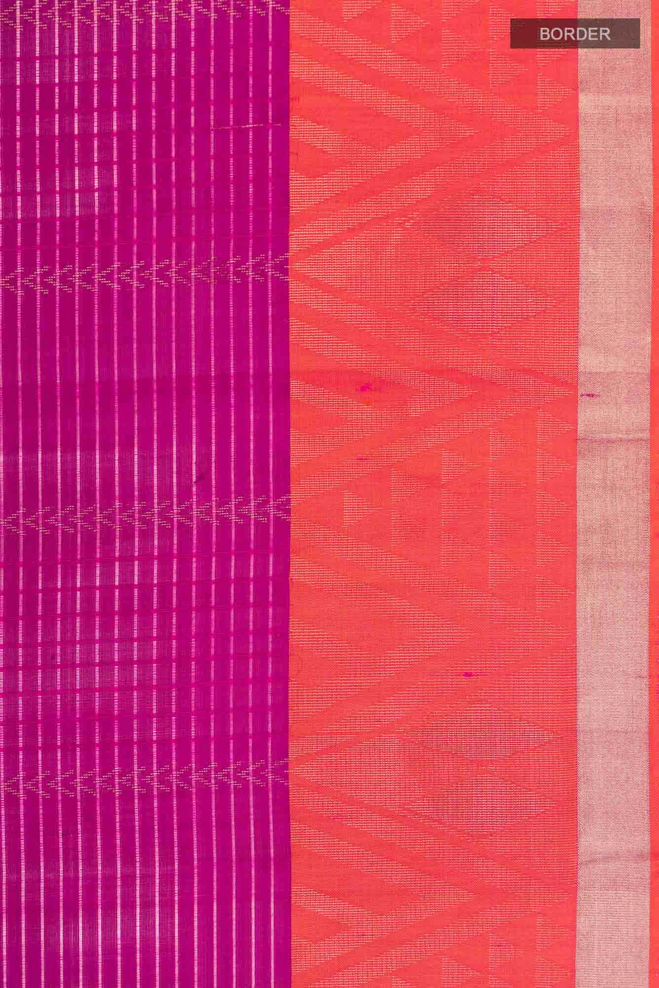 Magenta Soft Silk Saree