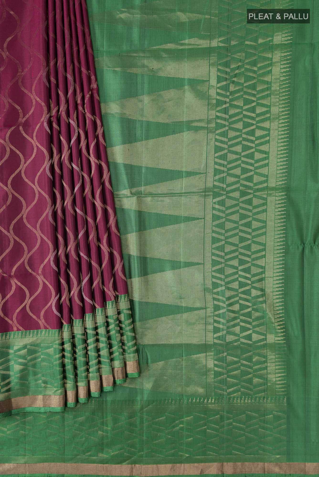 Magenta Soft Silk Saree