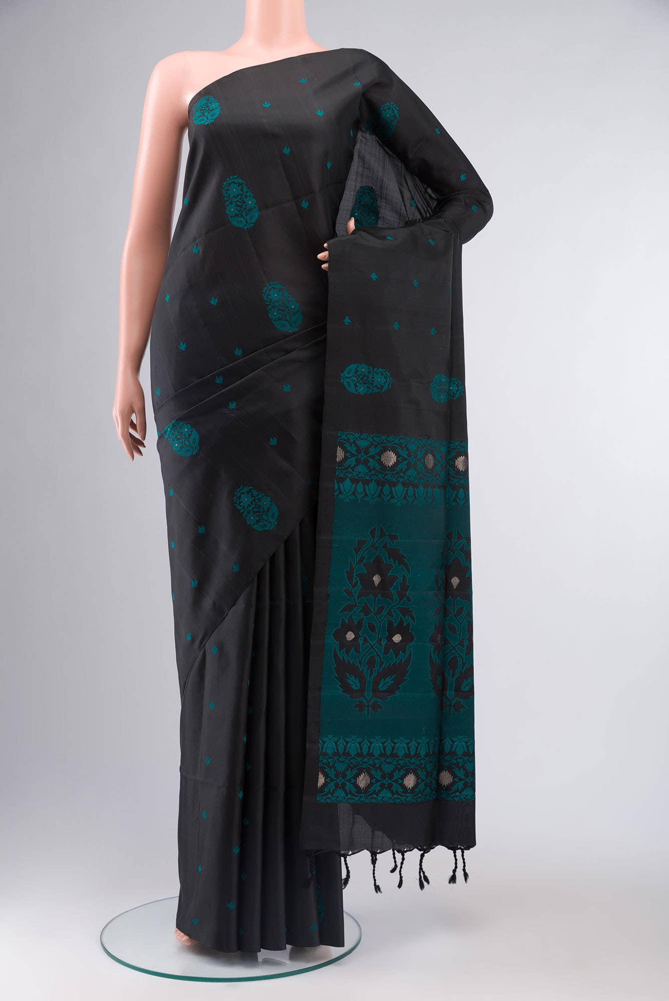 Black Soft Silk Saree