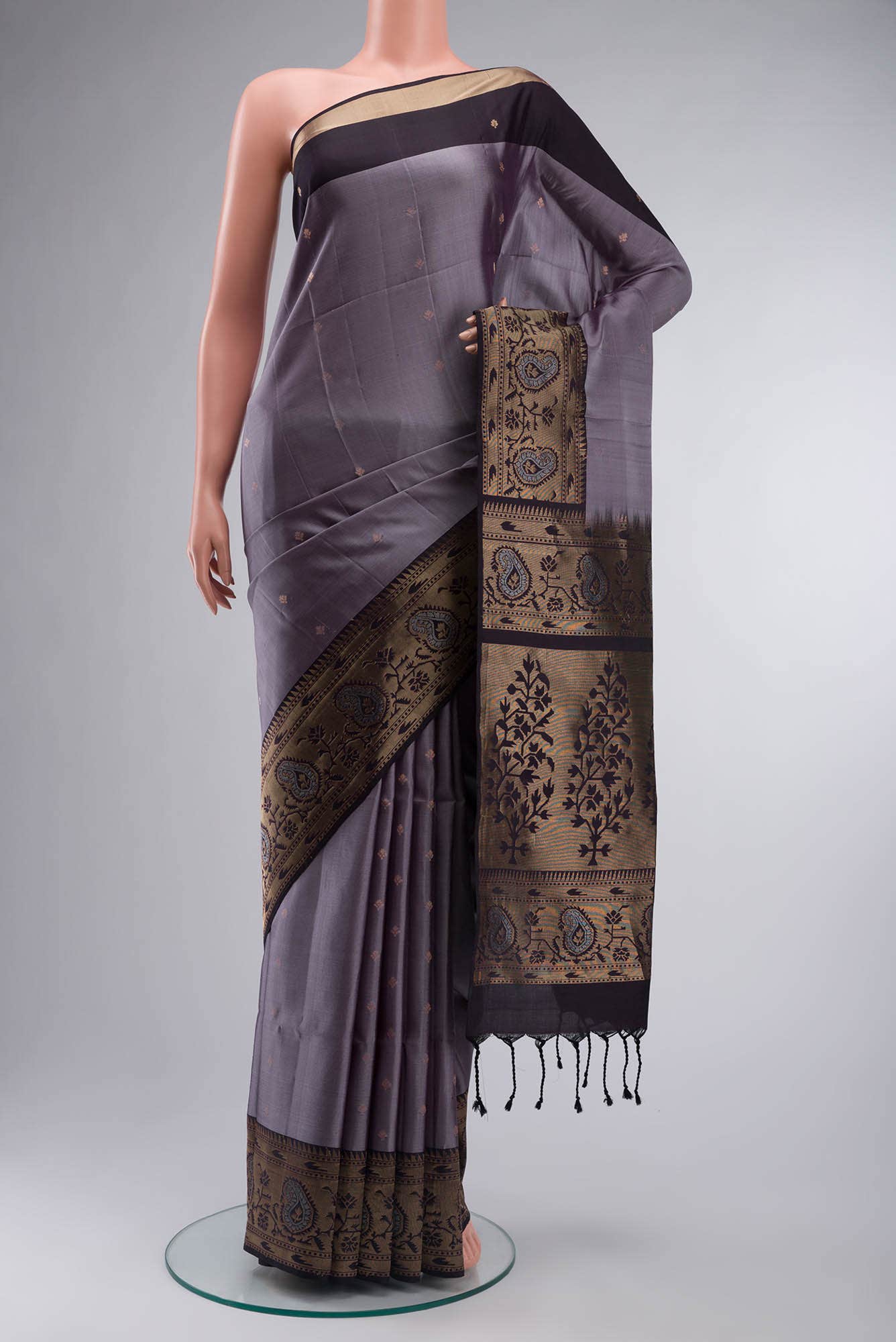 Lavender Soft Silk Saree