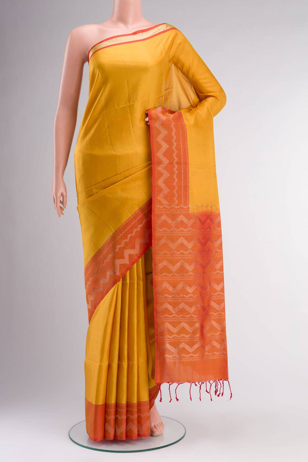 Yellow Soft Silk Saree