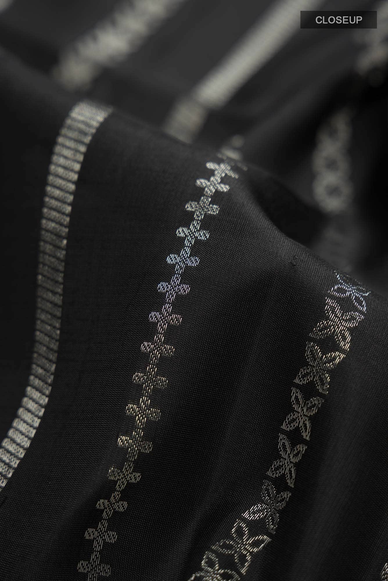 Black Soft Silk Saree