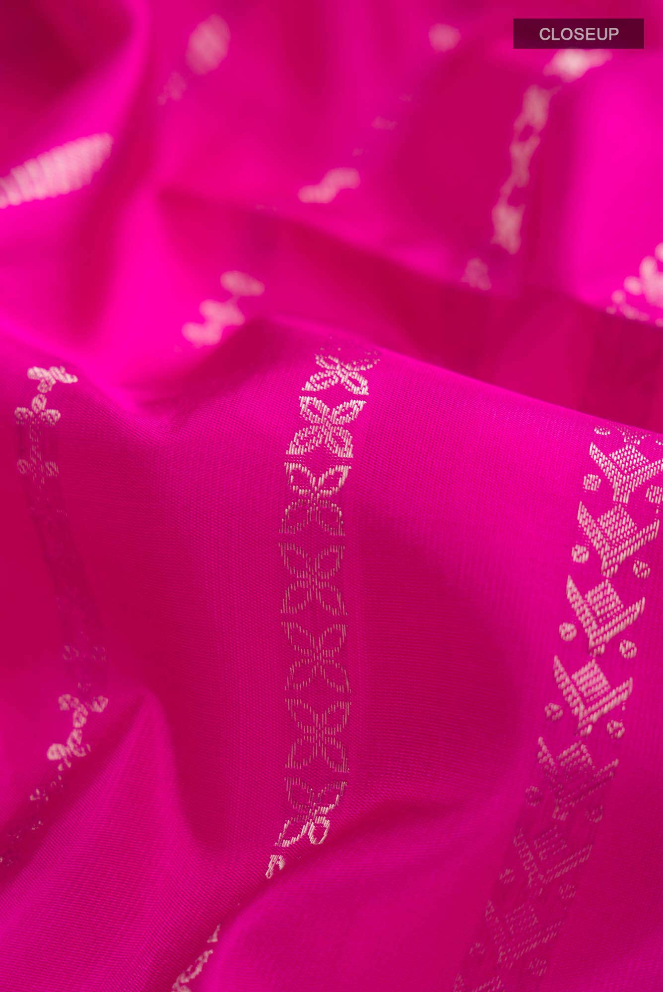 Rani Pink Soft Silk Saree