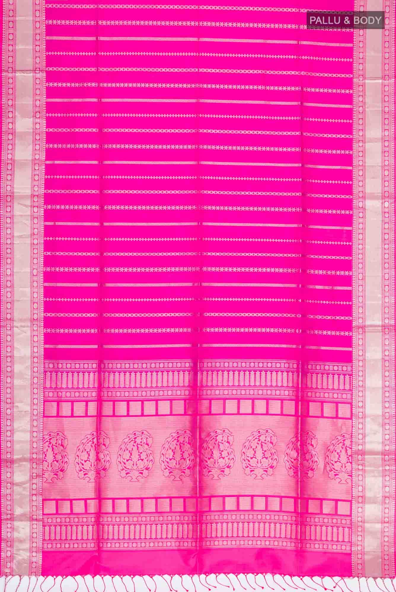 Rani Pink Soft Silk Saree