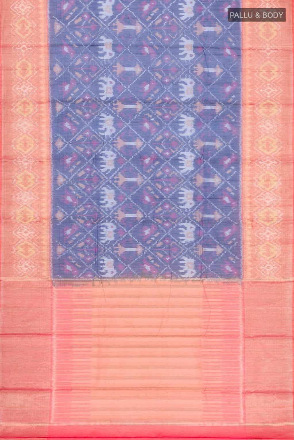 Blue Silk Cotton Saree