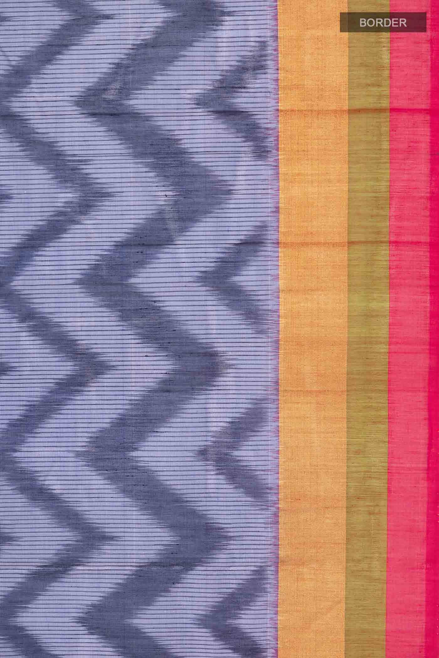 Blue Silk Cotton Saree