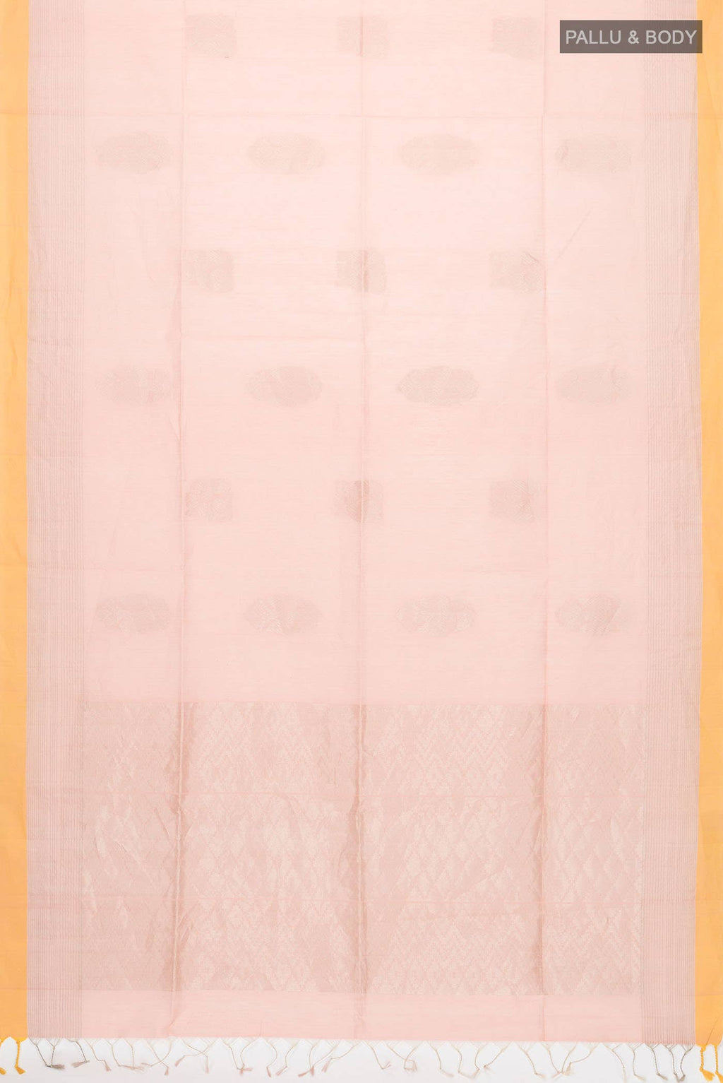 Peach Silk Cotton Saree