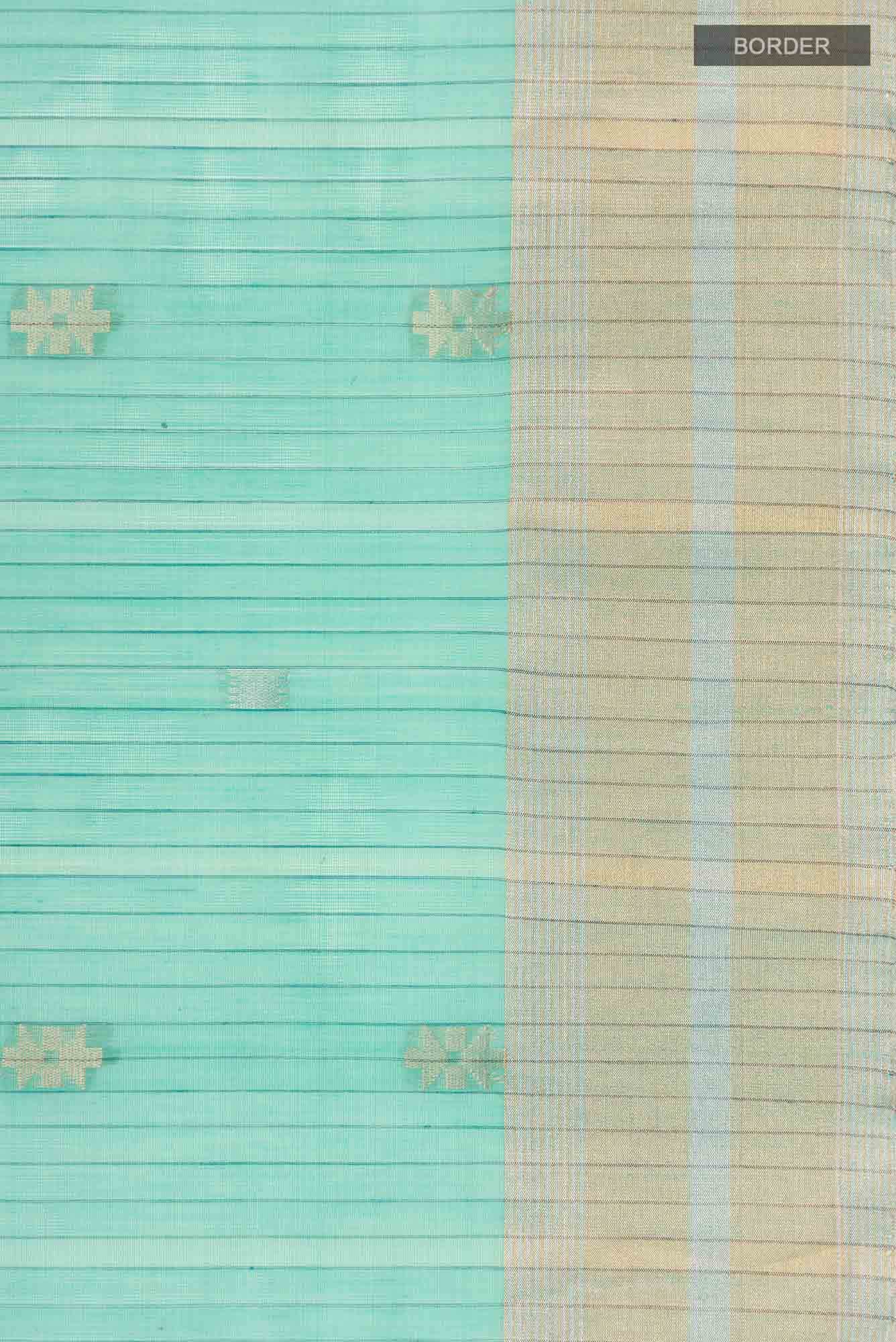 Blue Silk Cotton Saree